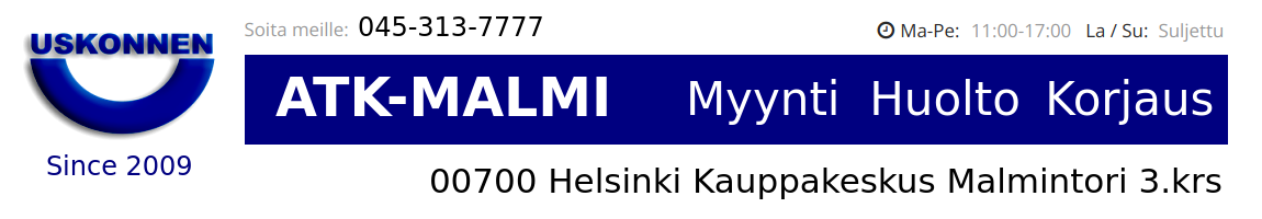 Atk-Malmi.Fi – Käytetyt kannettavat tietokoneet. Atk-Huolto Helsinki Malmi. Halpa käytetty kannettava!